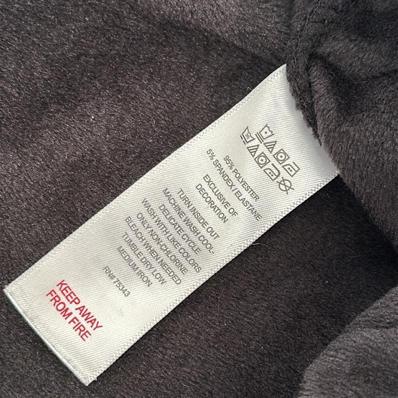 House Of Harlow 1960 Women’s Pull On Thick Soft Velvet Joggers Comfy Pants M - Picture 8 of 8